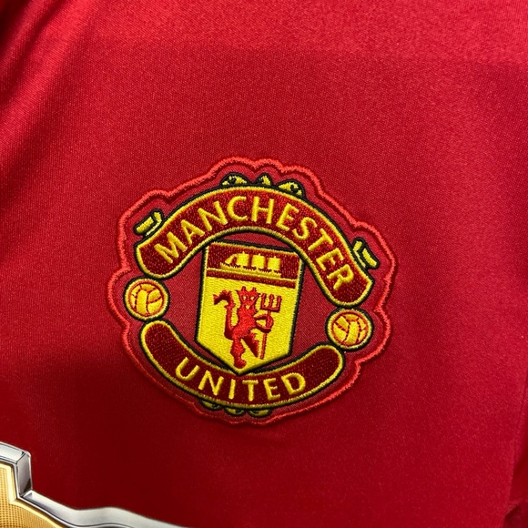 Adidas Manchester United Red Soccer Jersey Sz Small - Picture 2 of 6